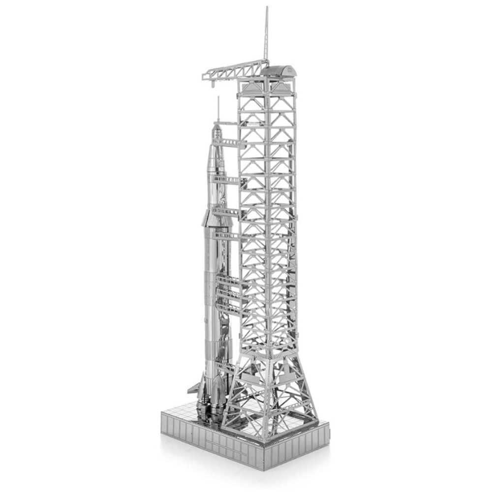 Fascinations Metal Earth Apollo Saturn V with Gantry 3D Metal Model Kit - Picture 4 of 6